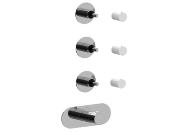 TOLOMEO 83731S - Recessed single handle thermostatic shower mixer by Rubinetterie Frattini - view 2